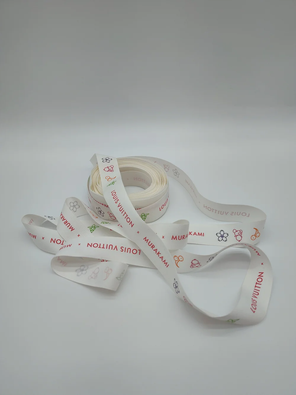 LOUIS VUITTON x MURAKAMI 12 Yard Ribbon White Multicolor Gift Wrap 1